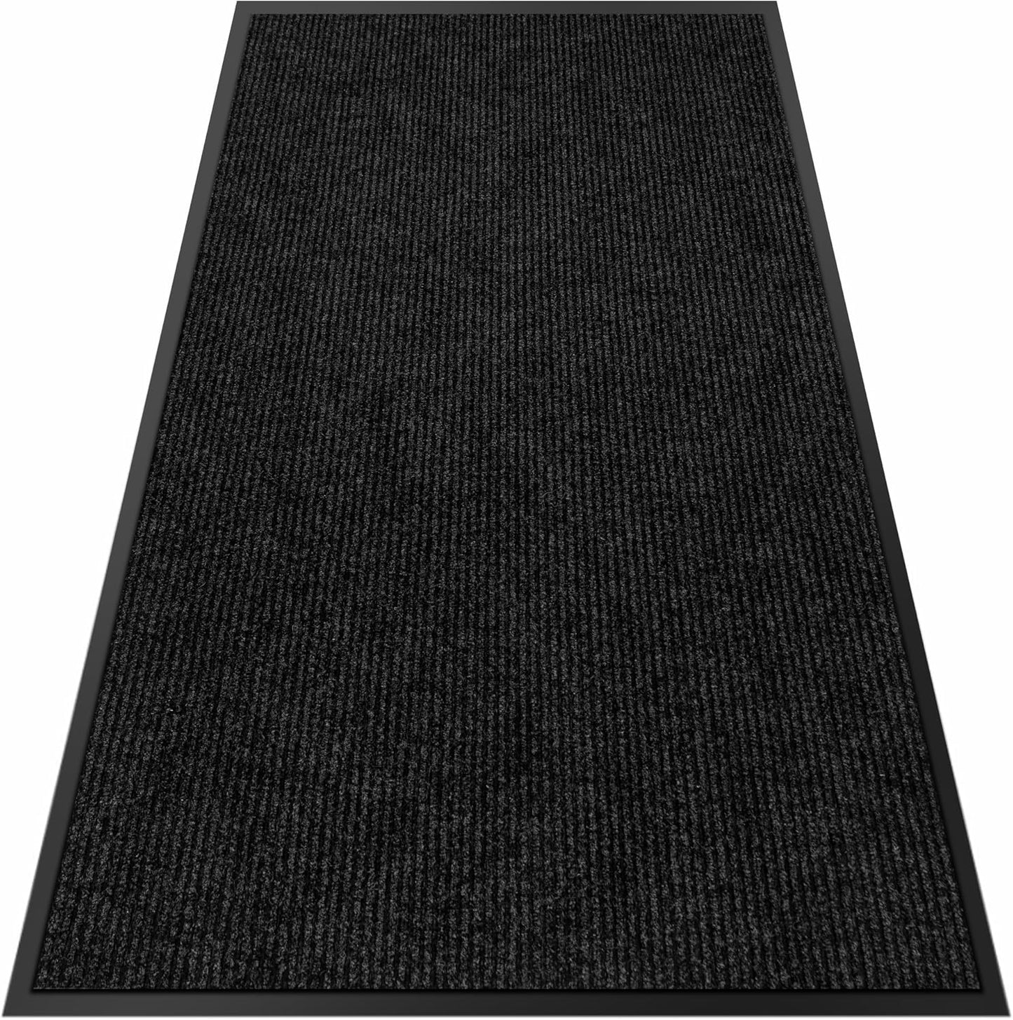2′ x 10′ Front Door Mat Indoor Outdoor Entrance, Commercial Floor Mat Heavy Duty Dirt Trapper Entryway Doormat, Custom Size Non Slip Rubber Backing Welcome mat, Door Mat for High Traffic Area