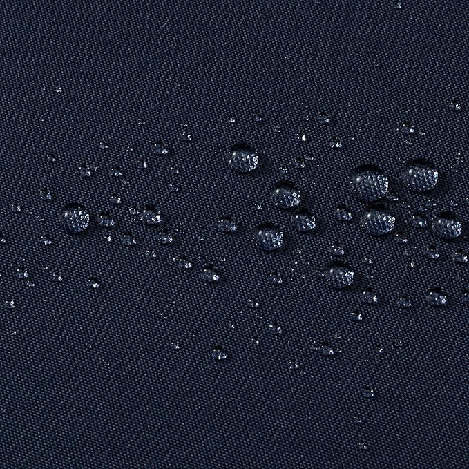 Fabric Shower Curtain or Liner 36 x 72 Inches Bath Stall Size with 2 Bottom Magnets, Hotel Quality, Washable, Water Repellent, Navy