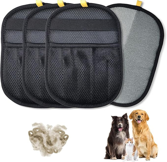 Wholesale 50PCS Pet Hair Removal Glove for Cats & Dogs, Upgraded Five-Finger Electrostatic Pet Hair Remover Glove, Reusable Magic Brush Pet Hair Removal Tool for Laundry, Couch, Carpet & Car Seat