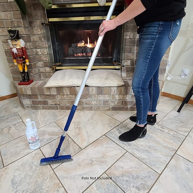 Bring It On Cleaner 32 Ounce Plus Grout Brush Cleaner | Scrub Tile Free of Dirt and Grime | Clean Grout Lines Quickly With Ease