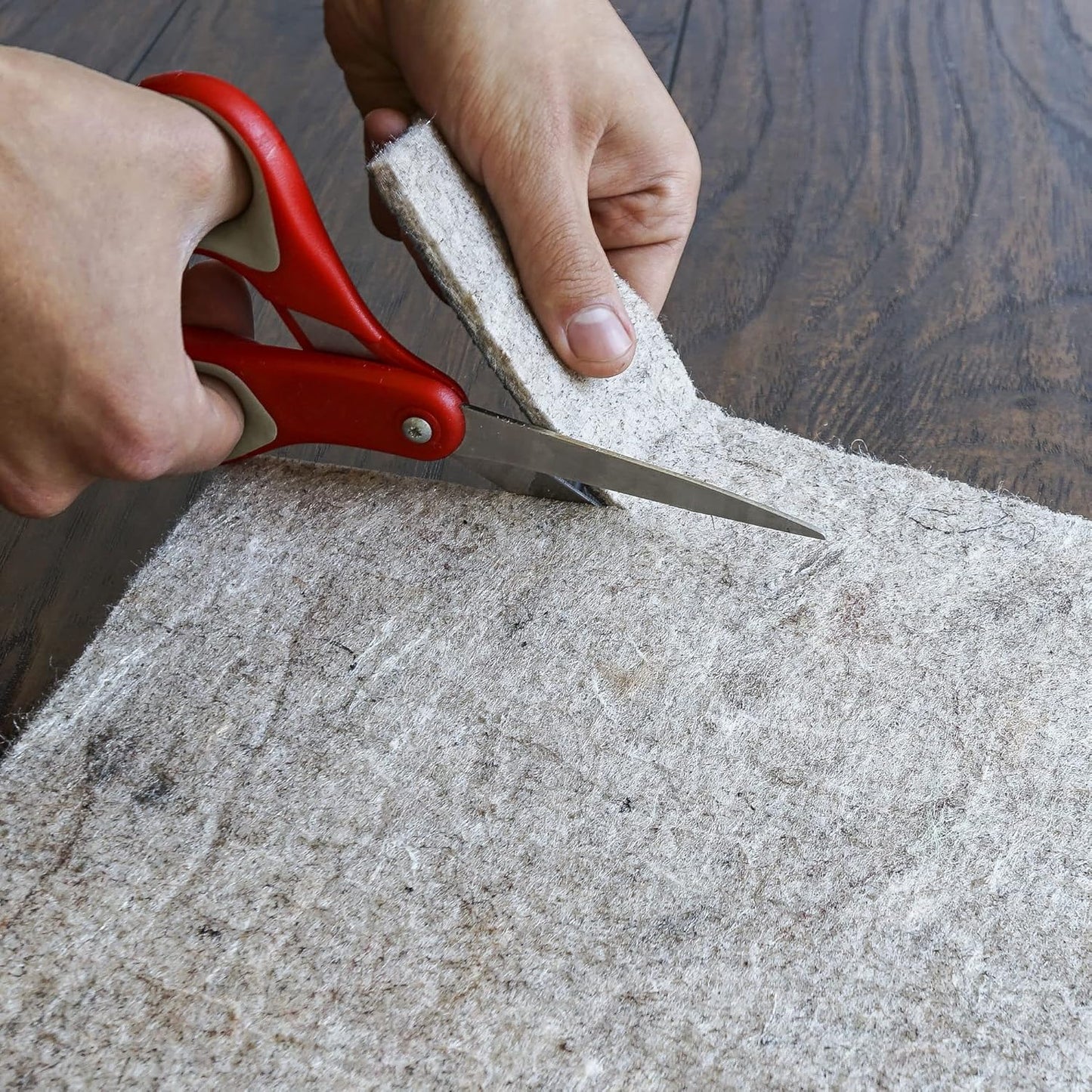 RUGPADUSA - Dual Surface - 6'x8' - 1/8" Thick - Felt + Rubber - Non-Slip Backing Rug Pad - Adds Low-Profile Comfort and Protection